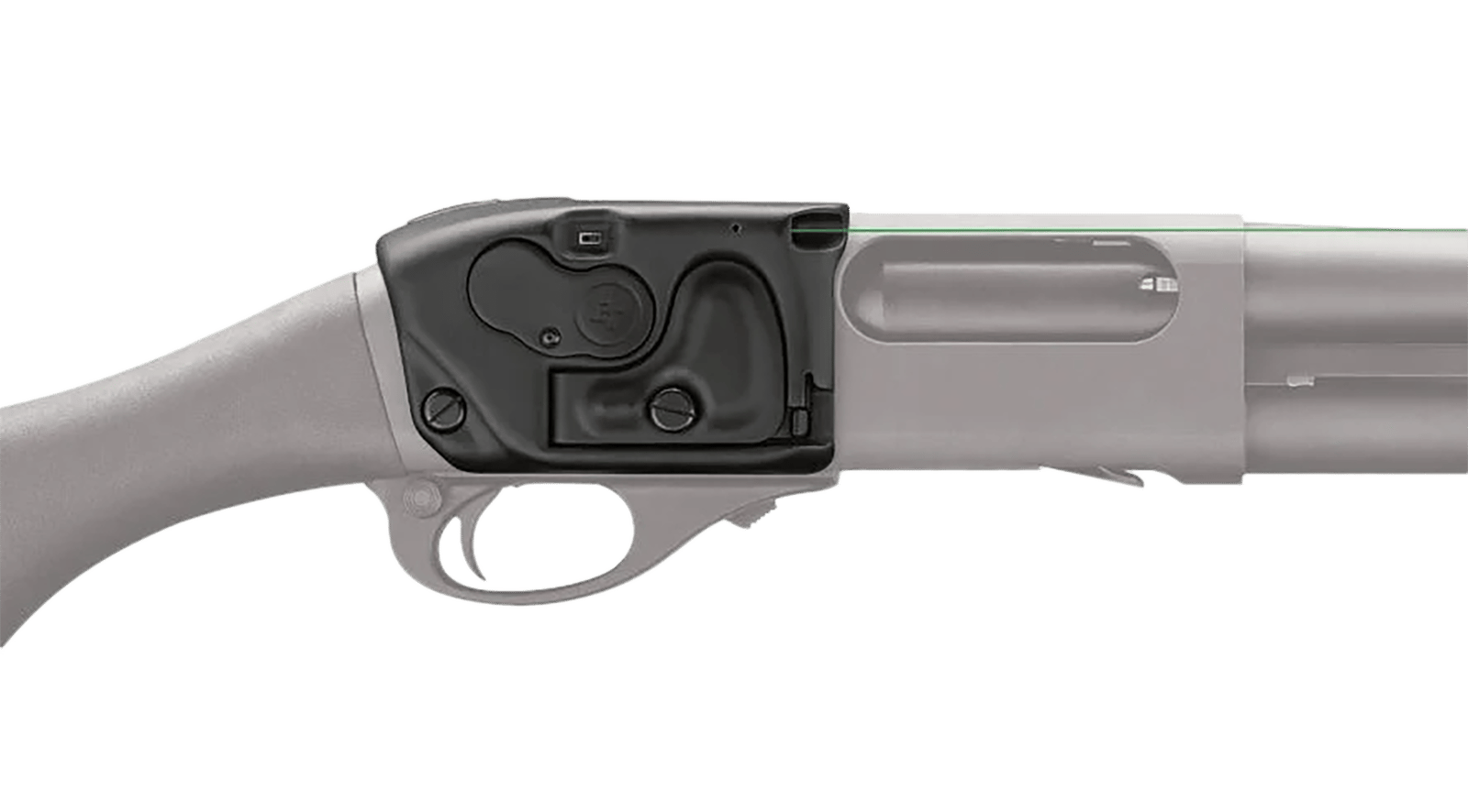 Crimson Trace 0181401 LaserSaddle Remington 870/Tac-14, Green Laser