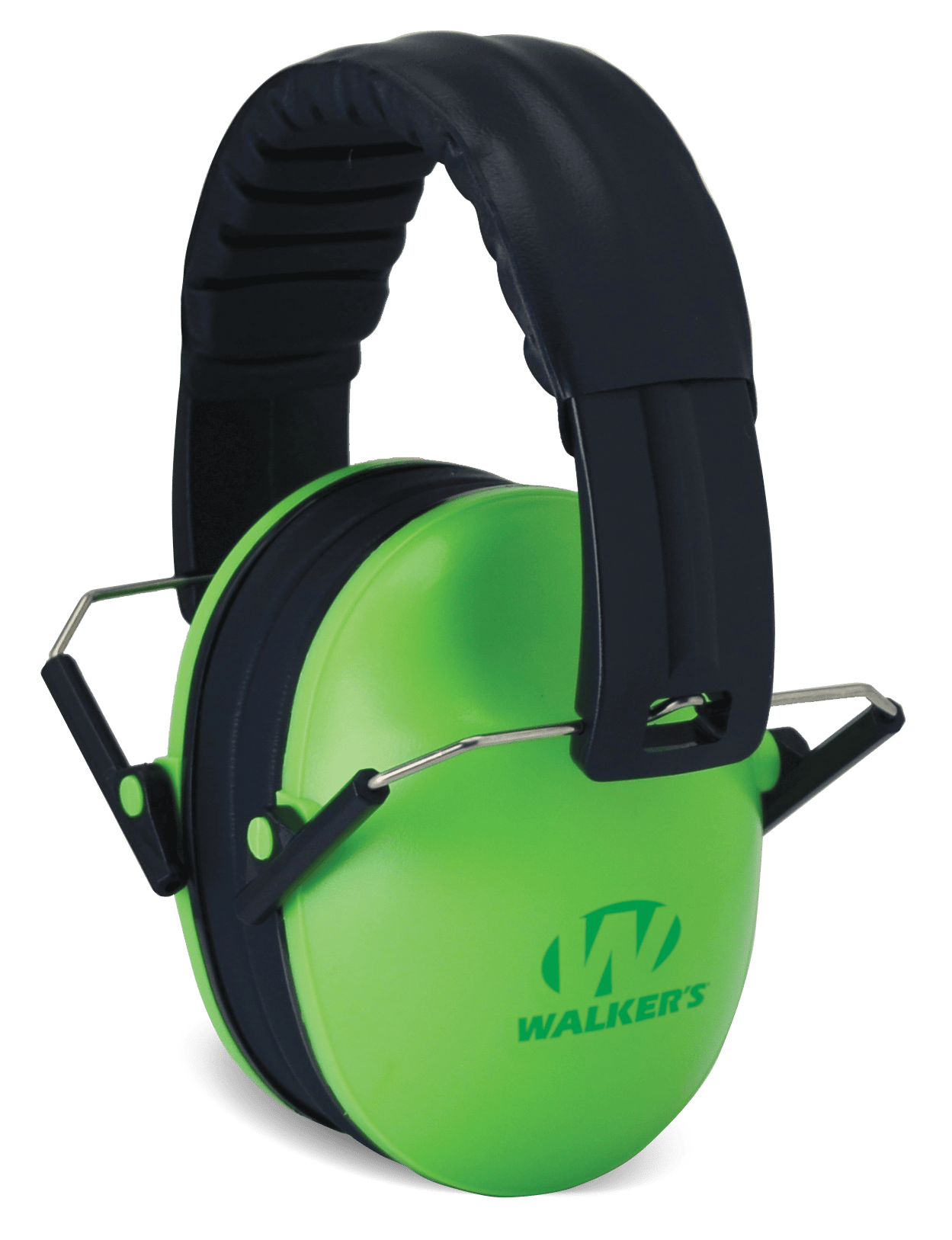 Walker's GWPFKDMLG Baby & Kids Folding Muff 23 dB Over the Head Lime Green/Black Polymer