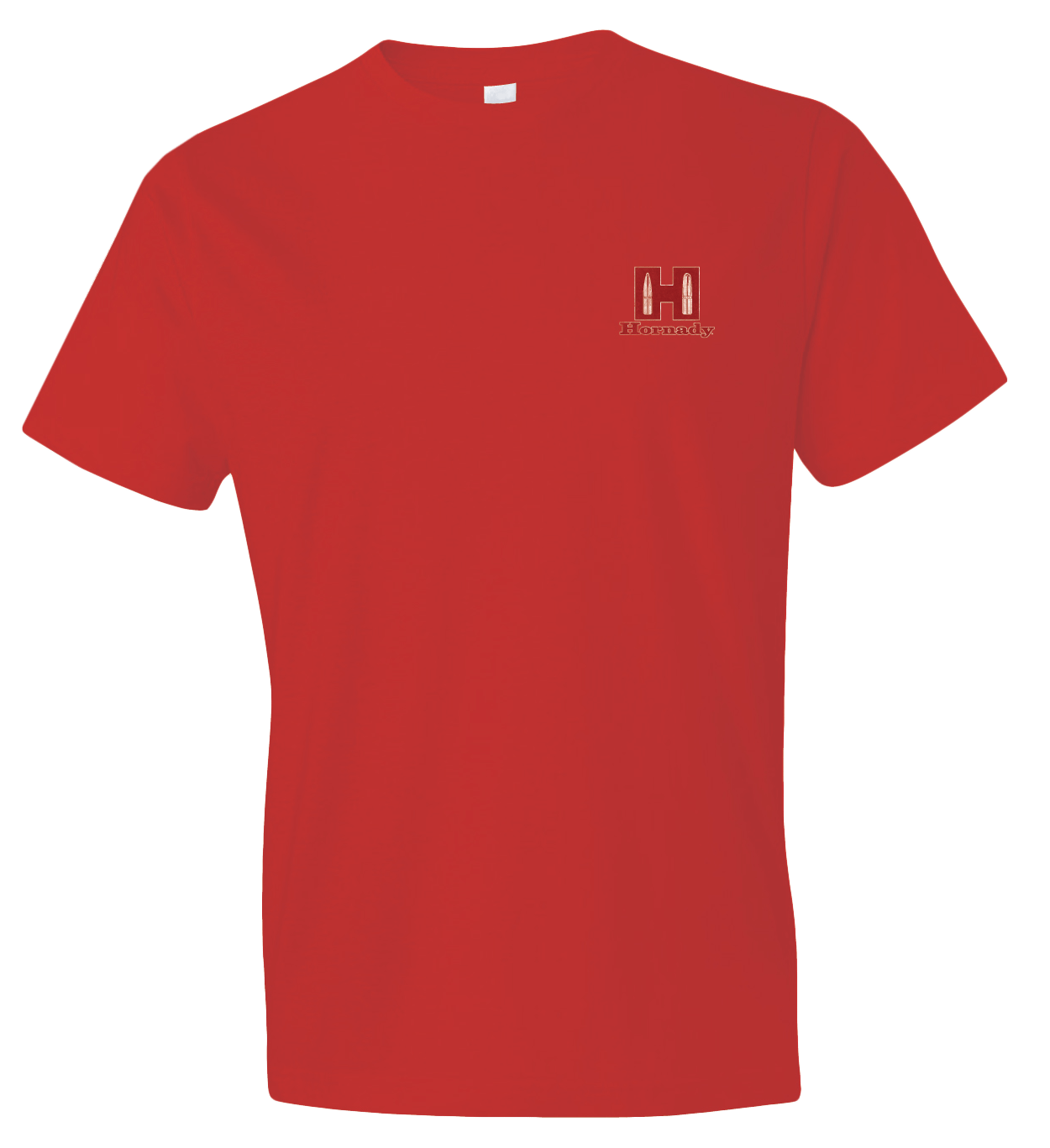 Hornady 99601XXL Hornady T-Shirt Red Cotton Polyester Short Sleeve 2XL