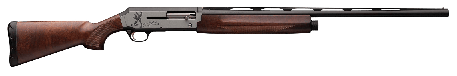 Browning 011413605 Silver Field 20 Gauge 26" 3" 4+1, Alloy Receiver With Silver/Matte Black Bi-Tone Finish, Satin Turkish Walnut Stock With Cut Checkering