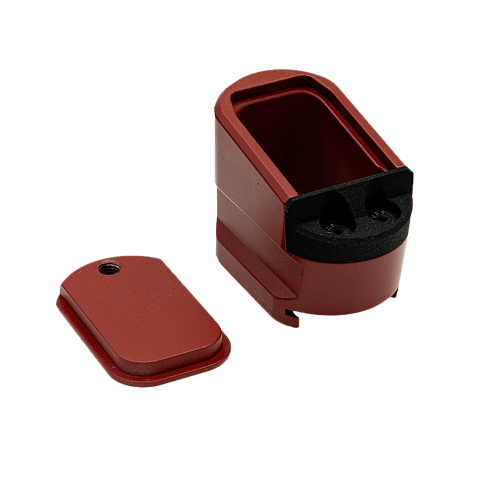 Shield Arms MPME5RED Magazine Extension 5rd Compatible w/ Shield Arms M&P 2.0 Red Anodized Aluminum