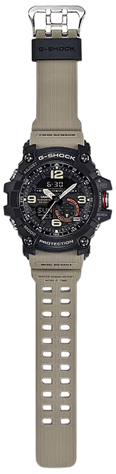 G-shock/vlc Distribution GG10001A5 G-Shock Tactical MudMaster Keep Time Tan Size 145-215mm Features Digital Compass