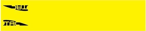 TAC VANES STANDARD ARROW WRAP 4.675" YELLOW 13 PACK<