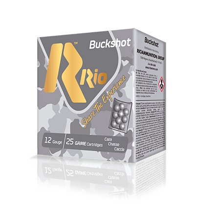Rio Ammunition RB121225 Royal Buck (4X3) 12Gauge 2.75" 1Buck Shot 25 Per Box/10 Case