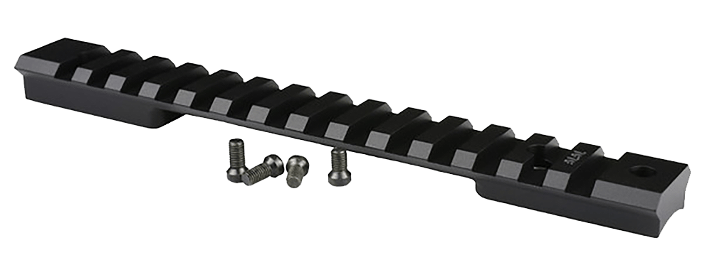 Warne 76T3M Mountain Tech Tactical Rail Black Anodized Aluminum Tikka T3/T3X Rifle Short Action, 0 MOA