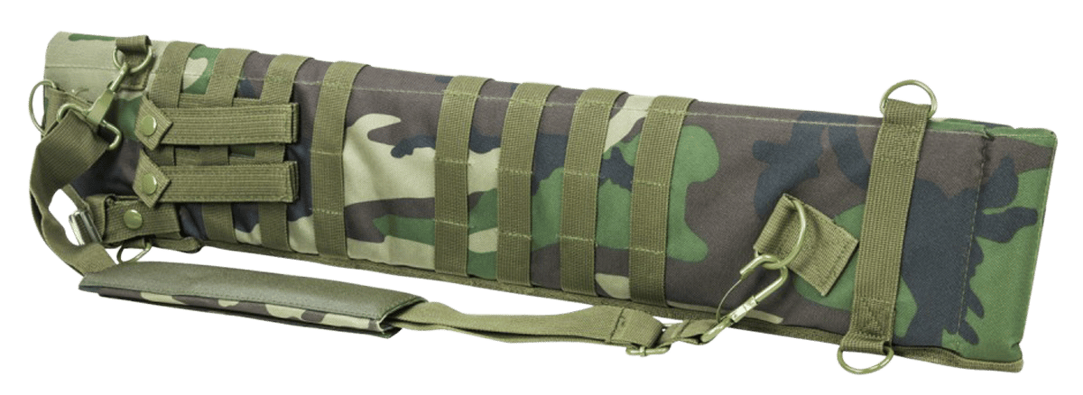 NcStar CVSCB2917WC VISM Shotgun Scabbard Woodland Camo 600D PVC 29"- 34.75"