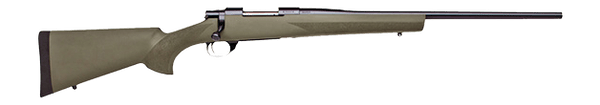 Howa HGR25CRG 1500 Hogue 25 Creedmoor 5+1 22" Matte Black Threaded Steel Barrel & Aluminum Drilled & Tapped Receiver, Green Hogue OverMolded Synthetic Stock, Right Hand