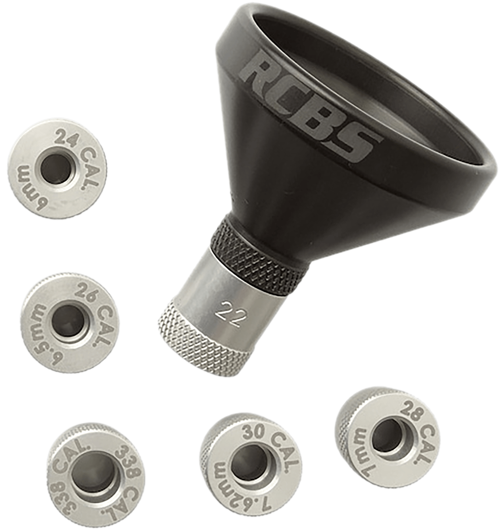 RCBS 98820 MatchMaster Powder Funnel Kit Aluminum