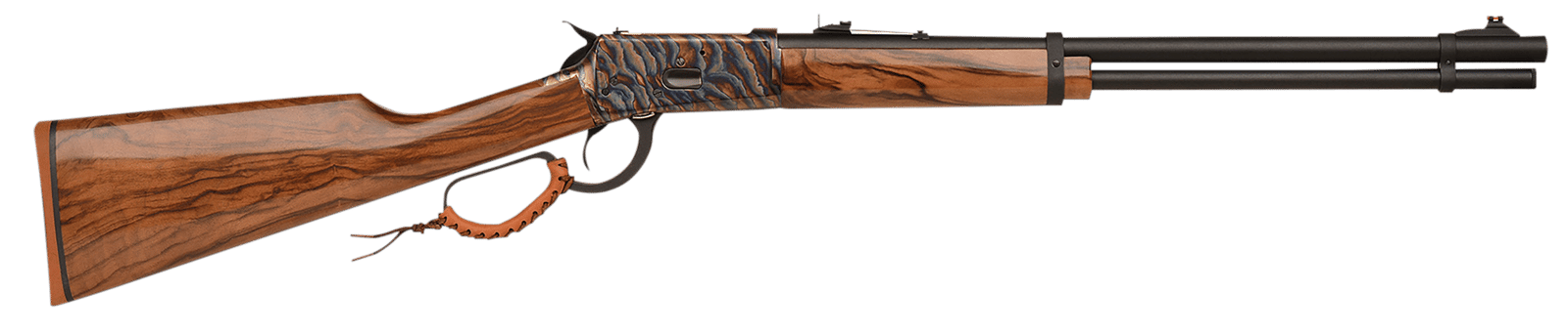 Gforce Arms GFLVR3030CC Saddlehorn 30-30 Win 10+1 20" Blued Steel Barrel, Color Case Hardened Steel Receiver, Fixed Turkish Walnut Stock