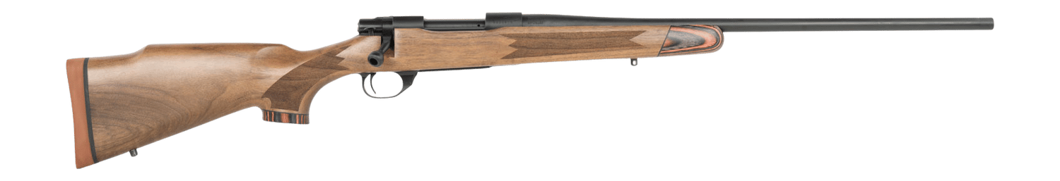 Howa HWH708LUX M1500 Standard Hunter 7mm-08 Rem 5+1 22" Black Steel Threaded Barrel, Black Steel Receiver, Walnut Wood Stock