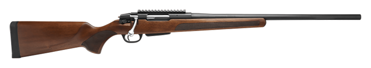 Stevens 18839 334 Full Size 243 Win 3+1 20" Button Rifled Carbon Steel Barrel, Matte Black Carbon Steel Receiver w/Integrated Recoil Lug, Turkish Walnut Stock, Scope Mount, Right Hand