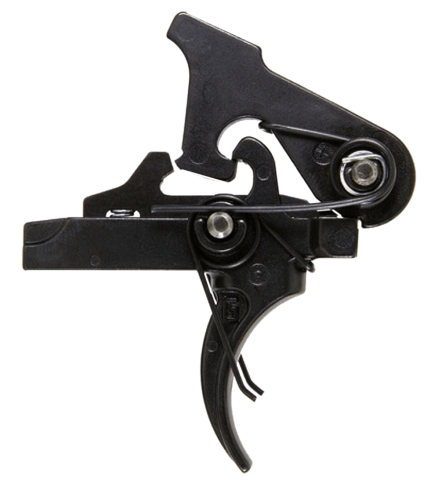 Geissele Automatics 05145 G2S Two-Stage Curved Trigger w/4.25-4.75 lbs Draw Weight, Black Oxide Finish for AR-15/AR-10