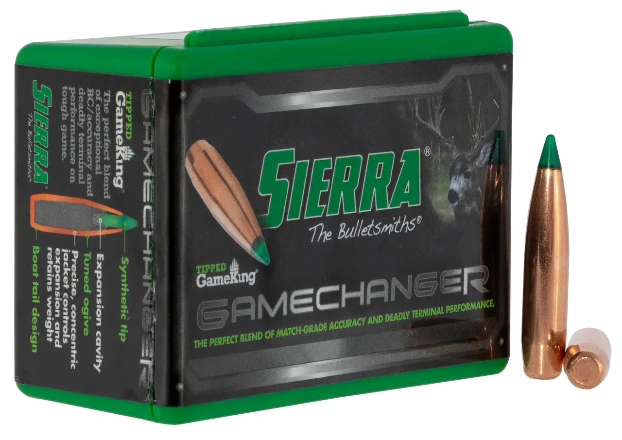 Sierra 4565T Tipped GameKing 7mm 165gr Hollow Point Boat Tail 50/Box