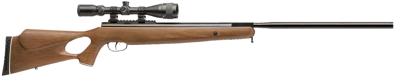 Benjamin BT1122WNP Trail XL Nitrogen Piston 22 Pellet 1rd Black Hardwood Fixed Thumbhole Stock 3-9x40mm
