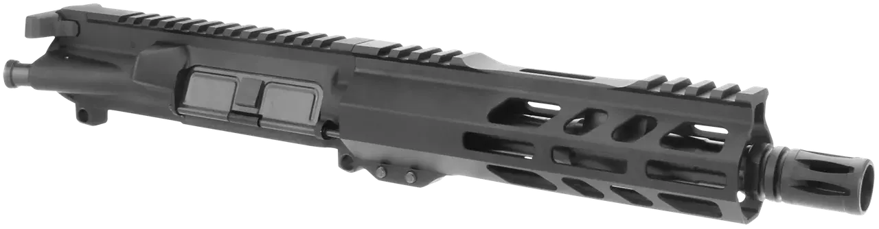 TacFire BU-556-7 Pistol Upper Assembly 5.56x45mm NATO Caliber with 7" Black Nitride Barrel, Black Anodized 7075-T6 Aluminum Receiver & M-LOK Handguard for AR-Platform Includes Bolt Carrier Group