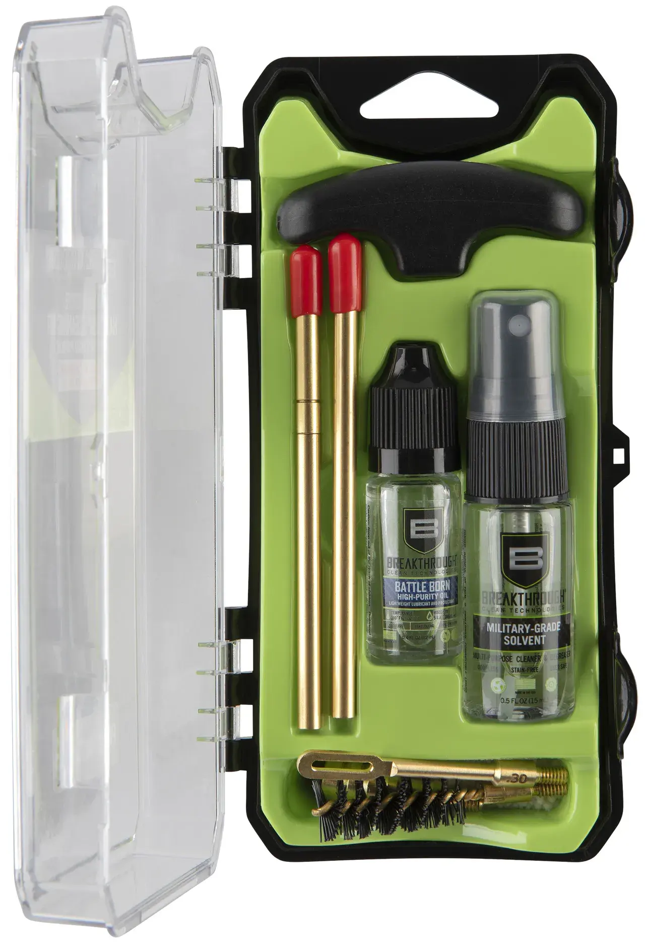 Breakthrough Clean BTECC4445 Vision Series Cleaning Kit 44 Cal & 45 Cal Pistol/10 Pieces Multi-Color
