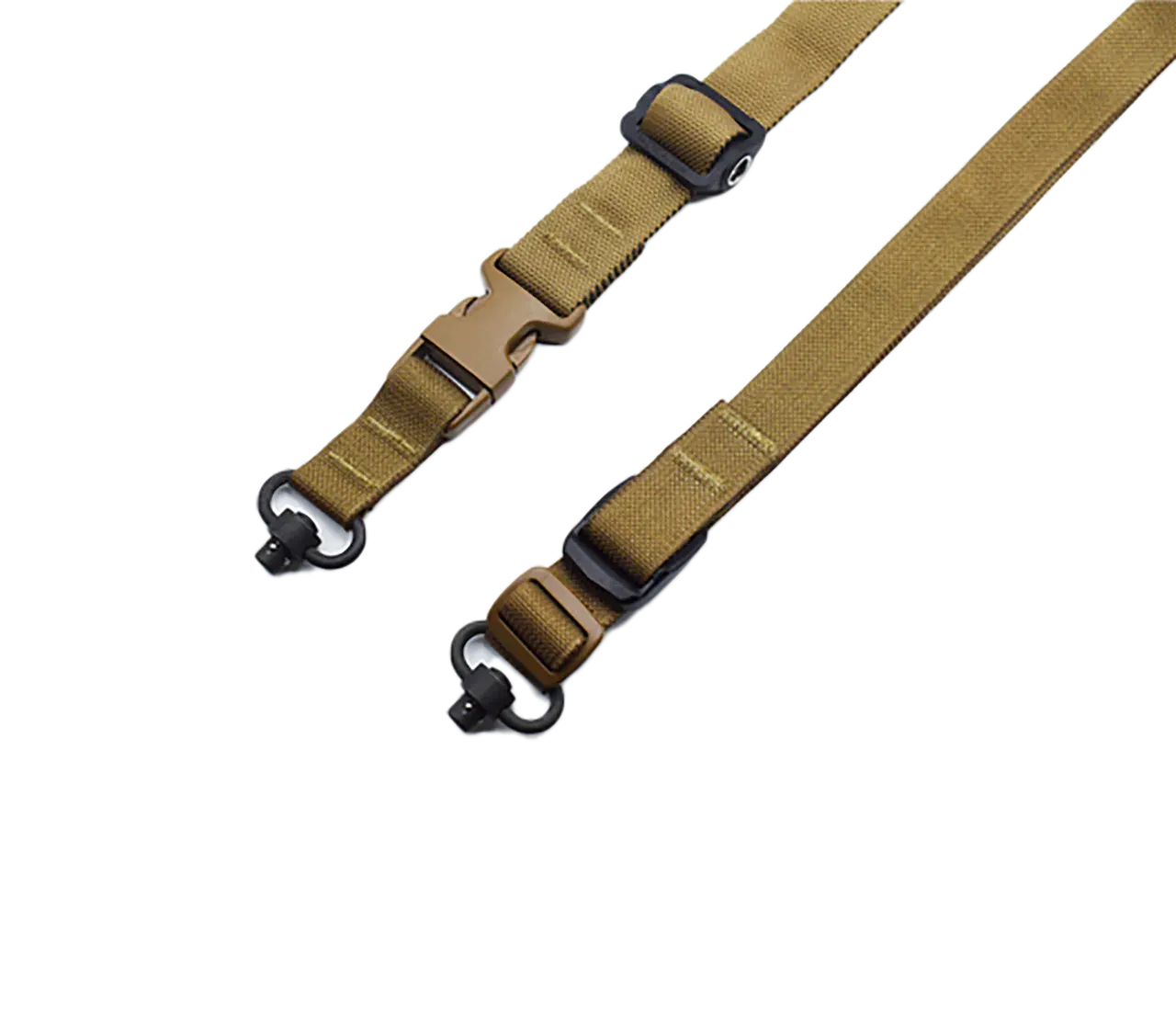 Tacshield T6031CY Warrior 2-in-1 Sling Coyote Tan Webbing Two-Point Rifle/Shotgun