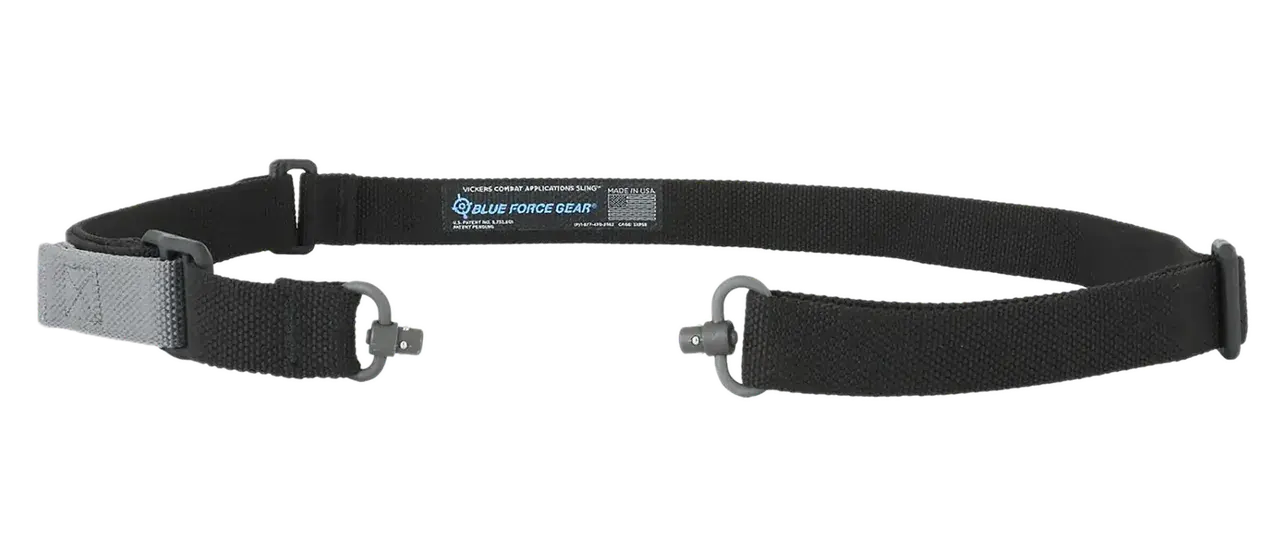 Blue Force Gear VCASPB100AABK Vickers Push Button Sling Black Cordura 36"-62" OAL
