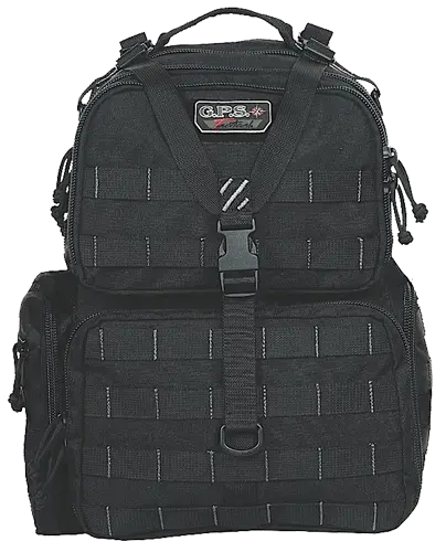 GPS Bags T1612BPB Tactical Range Black 1000D Nylon Teflon Coating 3 Handguns