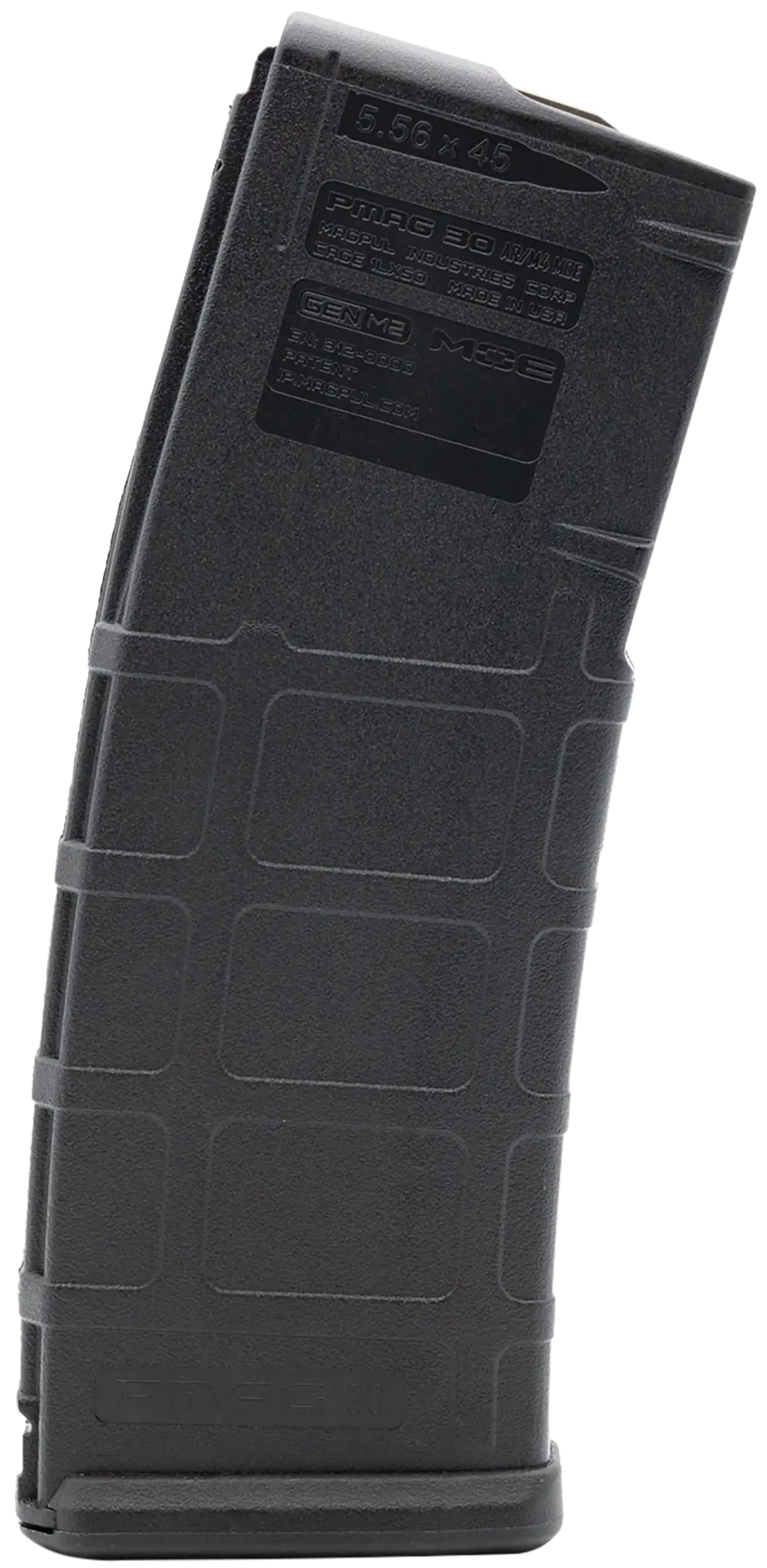 Magpul MAG571BLK PMAG GEN M2 MOE Black Detachable 30rd 223 Rem/5.56x45mm NATO for AR-15/M16/M4