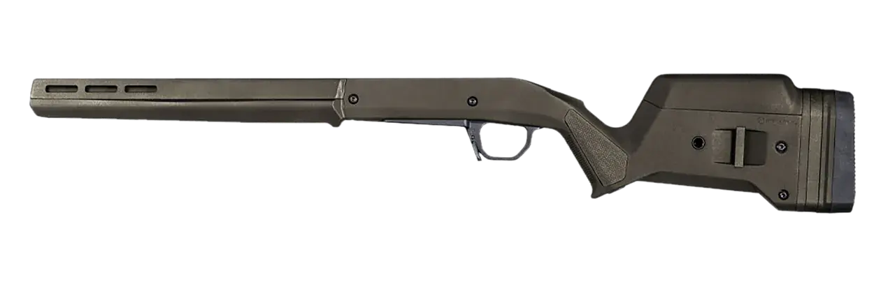 Magpul MAG931-ODG Hunter American Stock OD Green Synthetic Aluminum Bedding & Adj Comb Fits Ruger American
