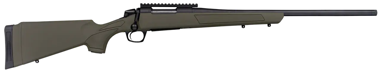 CVA CR3907G Cascade 350 Legend 4+1 22" Black Cerakote Steel Threaded Barrel, Black Cerakote Receiver, OD Green Synthetic Stock