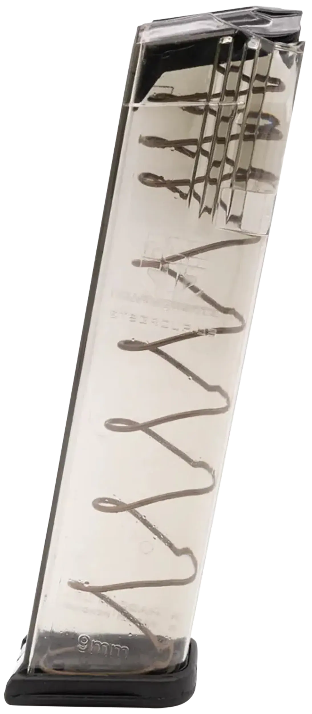 ETS Group GLK922 Pistol Mags Competition Legal 22rd 9mm Luger Compatible w/Glock 17/18/19/19X/26/34/45 Gen1-5 Clear Polymer