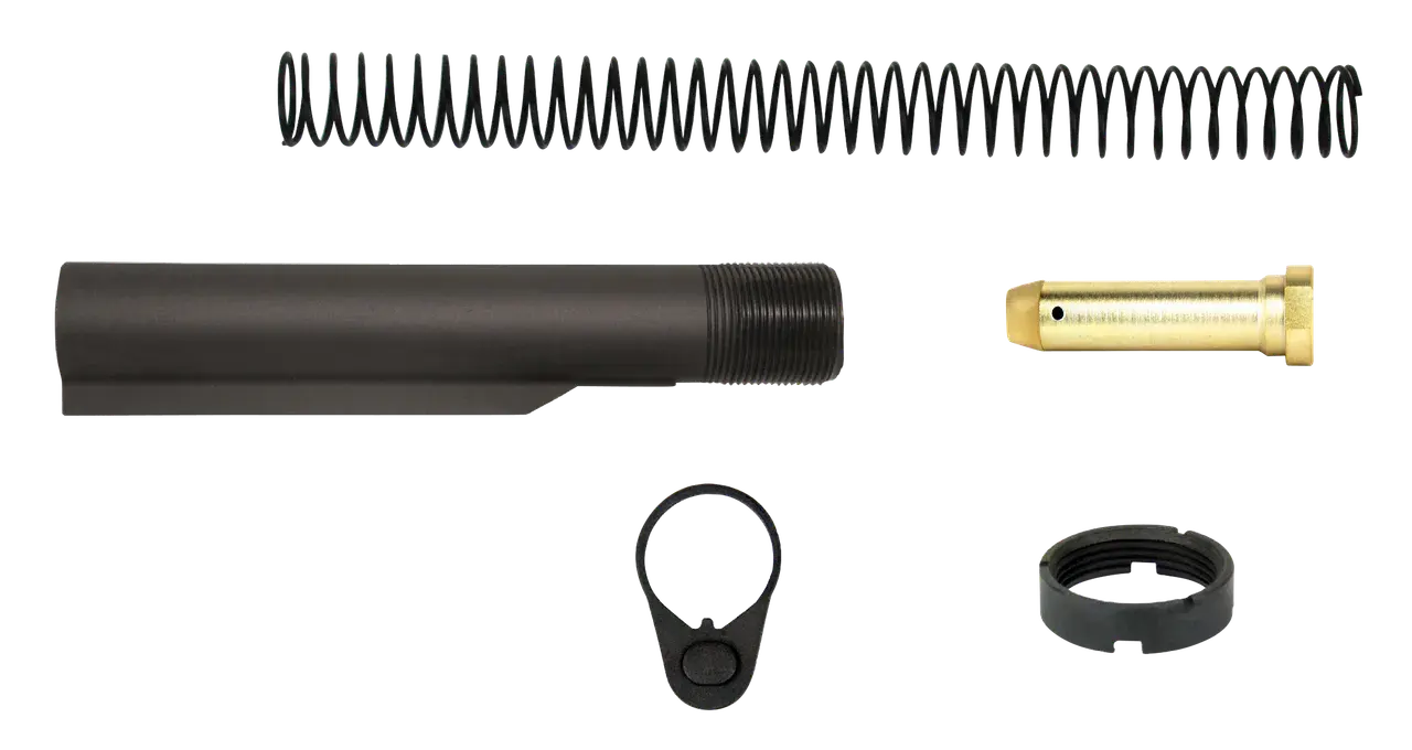 TacFire MAR047A AR15 Buffer Tube Kit Mil-Spec Black AR-15
