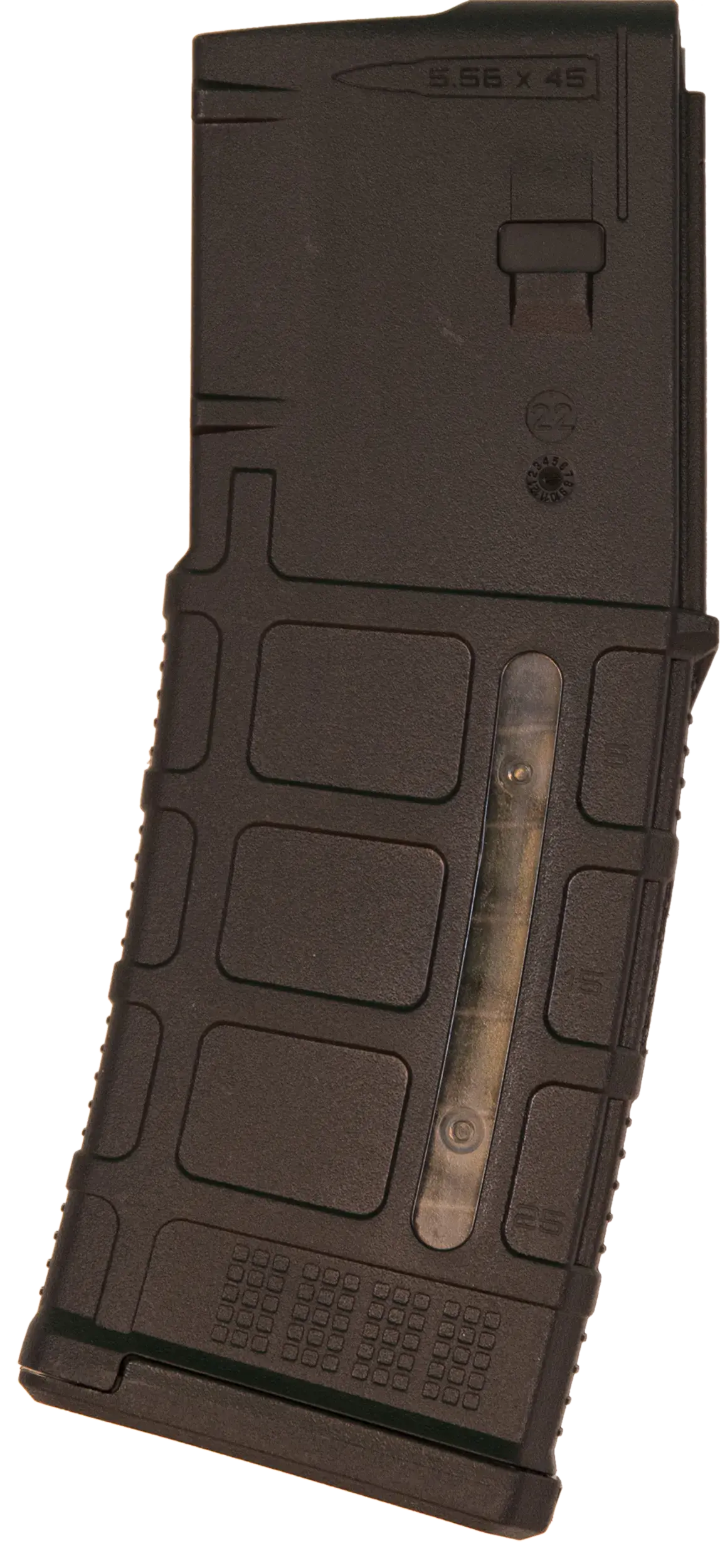 Magpul MAG556BLK PMAG GEN M3 30rd Detachable w/Capacity Window 223 Rem/5.56x45mm NATO Fits AR-15/M16/M4 Black Polymer