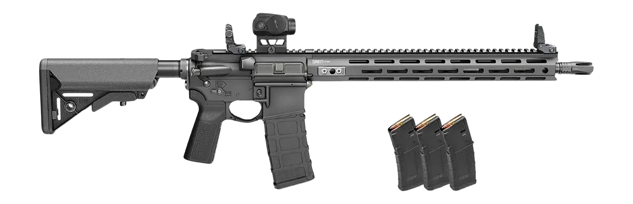 Springfield Armory STV916556BV2B5PAC SAINT Victor V2 Gear Pac 5.56 NATO 30+1 16" Black Melonite Barrel, Black Hardcoat Anodized Aluminum Receiver w/Picatinny Rail, M-LOK Handguard, B5 Enhanced SOPMOD
