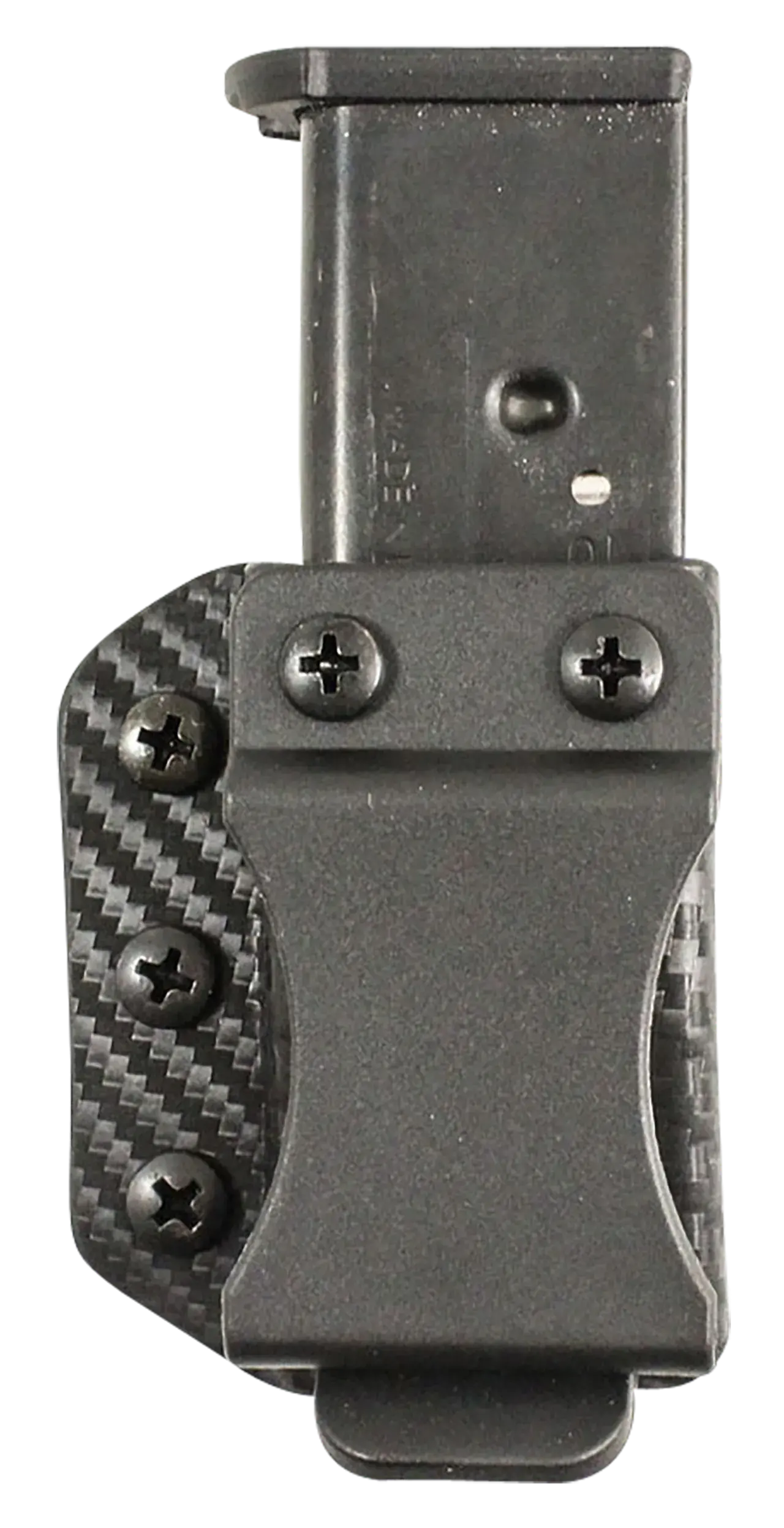 DeSantis Gunhide A100KJJJZ Persuader Mag Pouch Double Stack IWB/OWB Black Kydex Belt Clip Ambidextrous