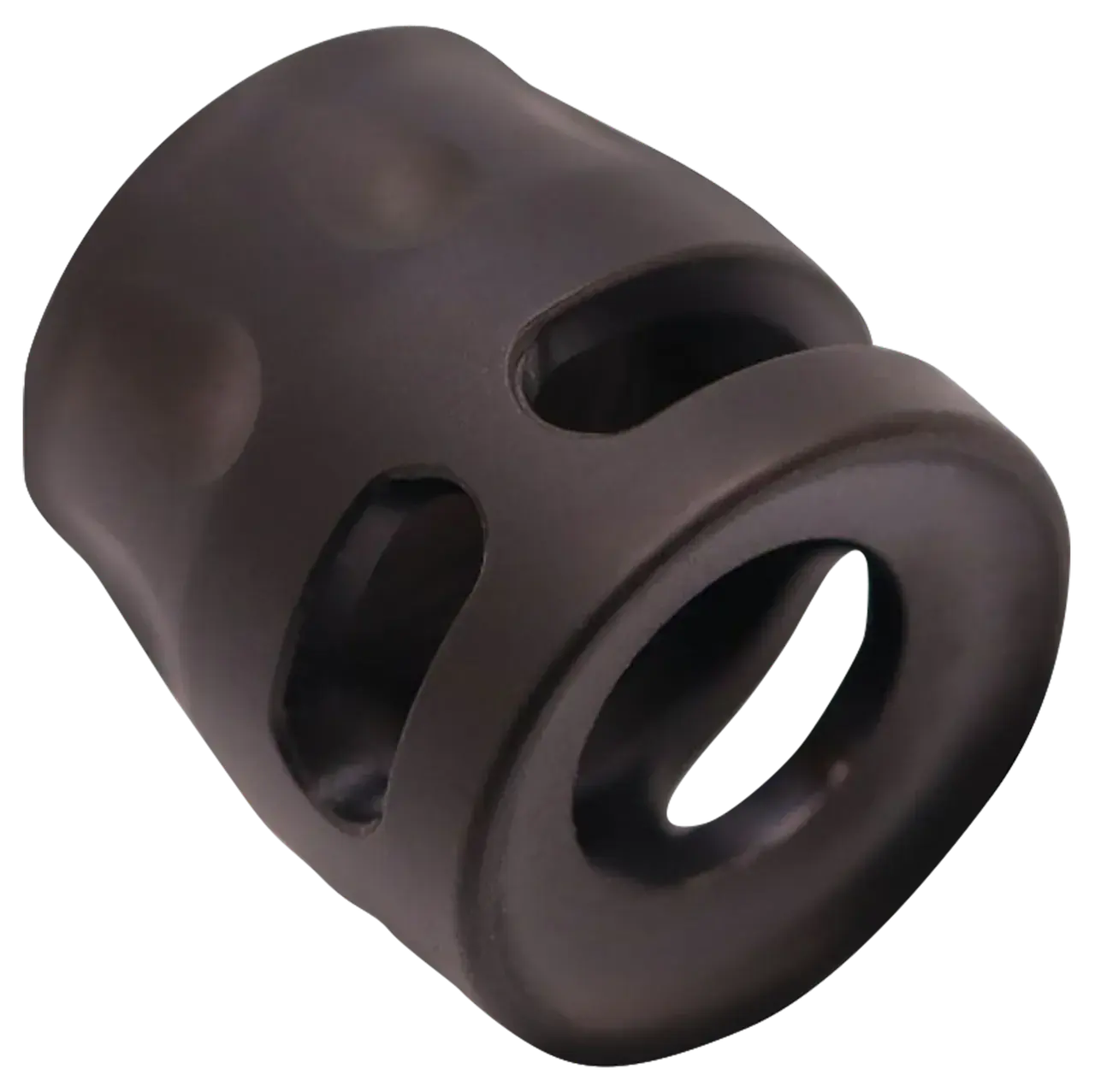 True Precision Inc TPSMICROBC Micro Compensator S-Type Black DLC 416R Stainless Steel 1/2"x28 Threads 9mm/380 ACP