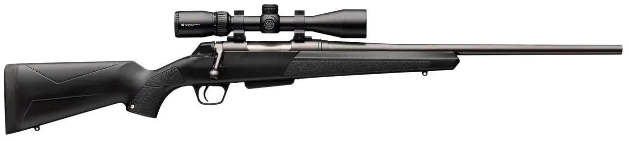 Winchester Guns 535737289 XPR Compact Scope Combo 6.5 Creedmoor 3+1 Cap 20" Gray Perma-Cote Rec/Barrel Matte Black Stock Right Hand with MOA Trigger System Includes Vortex Crossfire II 3-9x40mm Scope