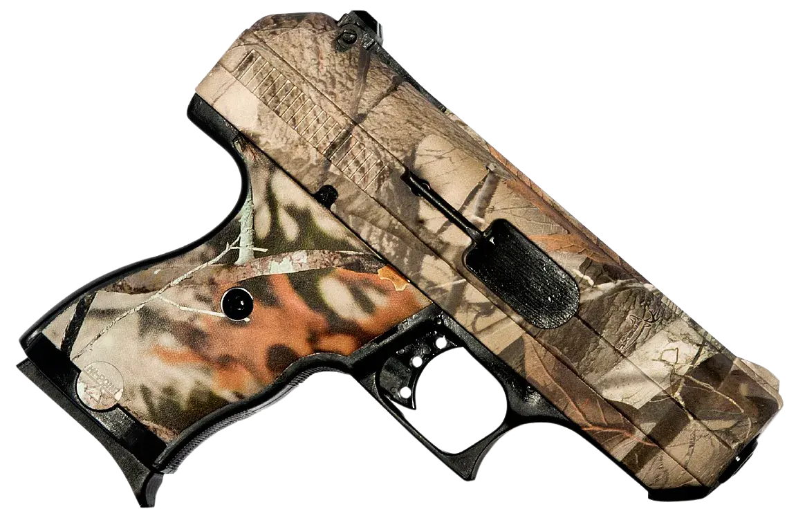 Hi-Point 916WC C9 9mm Luger 8+1 3.50" Black Steel Barrel, Hydro-Dipped Woodland Camo Serrated Steel Slide, Hydro-Dipped Woodland Camo Polymer Frame & Grip