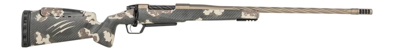 Fierce Firearms RIVSSX7PRC22BDS Twisted Rival XP 2.0 7mm PRC 3+1 22" Smoked Bronze Cerakote Spiral Fluted Threaded Barrel, Stainless Steel Drilled & Tapped Receiver, Arca Rail Forend, Desert Shadow Ca