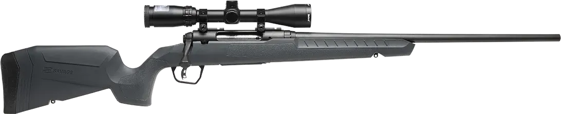 Savage Arms 32177 Axis 2 XP Combo Full Size 350 Legend 4+1 18" Black Sporter Barrel, Black Carbon Steel Receiver Drilled & Tapped, Gray Fixed Synthetic Stock, Weaver 3-9x40mm Scope, Right Hand