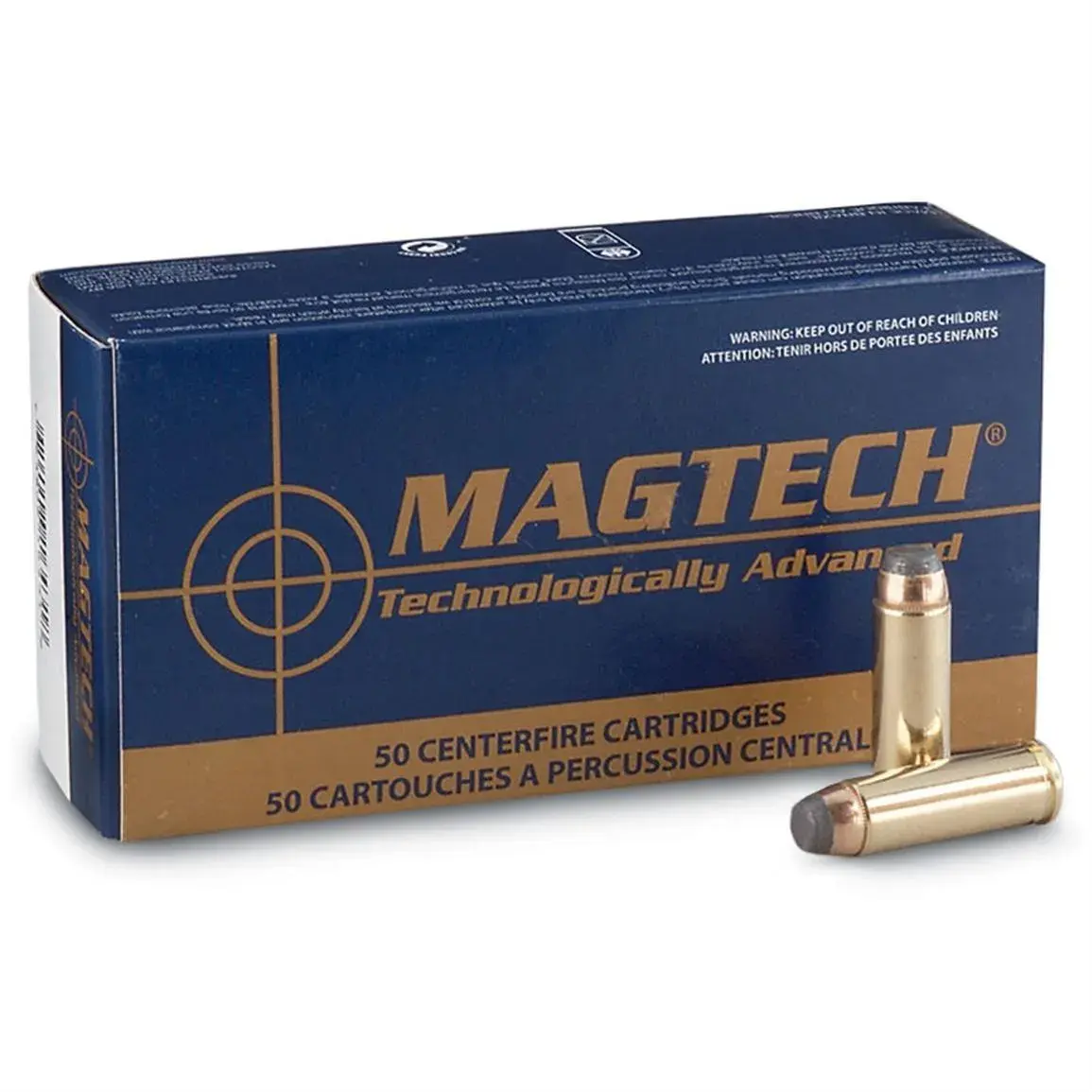 MagTech Handgun Ammunition .357 Mag 158 gr SJHP 1235 fps 50/ct