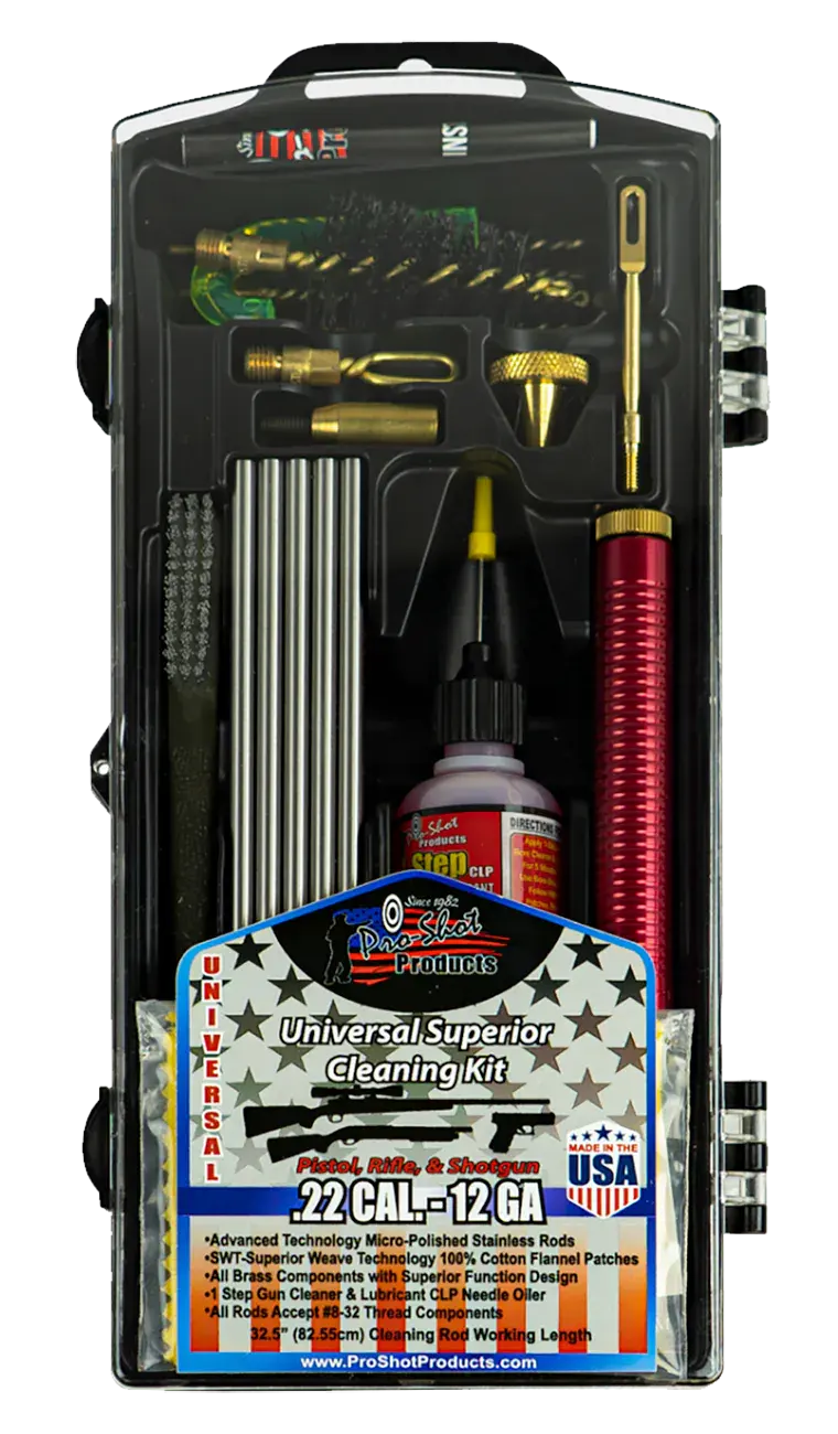 Pro-Shot PSUVKIT Universal Classic Box Kit Multi-Caliber Multi-Gauge/Yellow Plastic Case