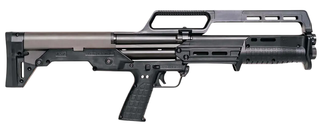 Kel-Tec KS7BLK-GEN2 KS7 G2 Bullpup Frame 12 Gauge Pump 3" 6+1 18.50" Black Barrel & Receiver, M-LOK, Black Polymer Stock & Grip