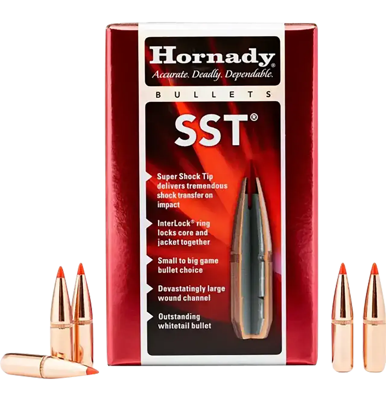 Hornady 33102 SST 338 Cal .338 200 gr Super Shock Tip 100 Per Box/ 15 Case