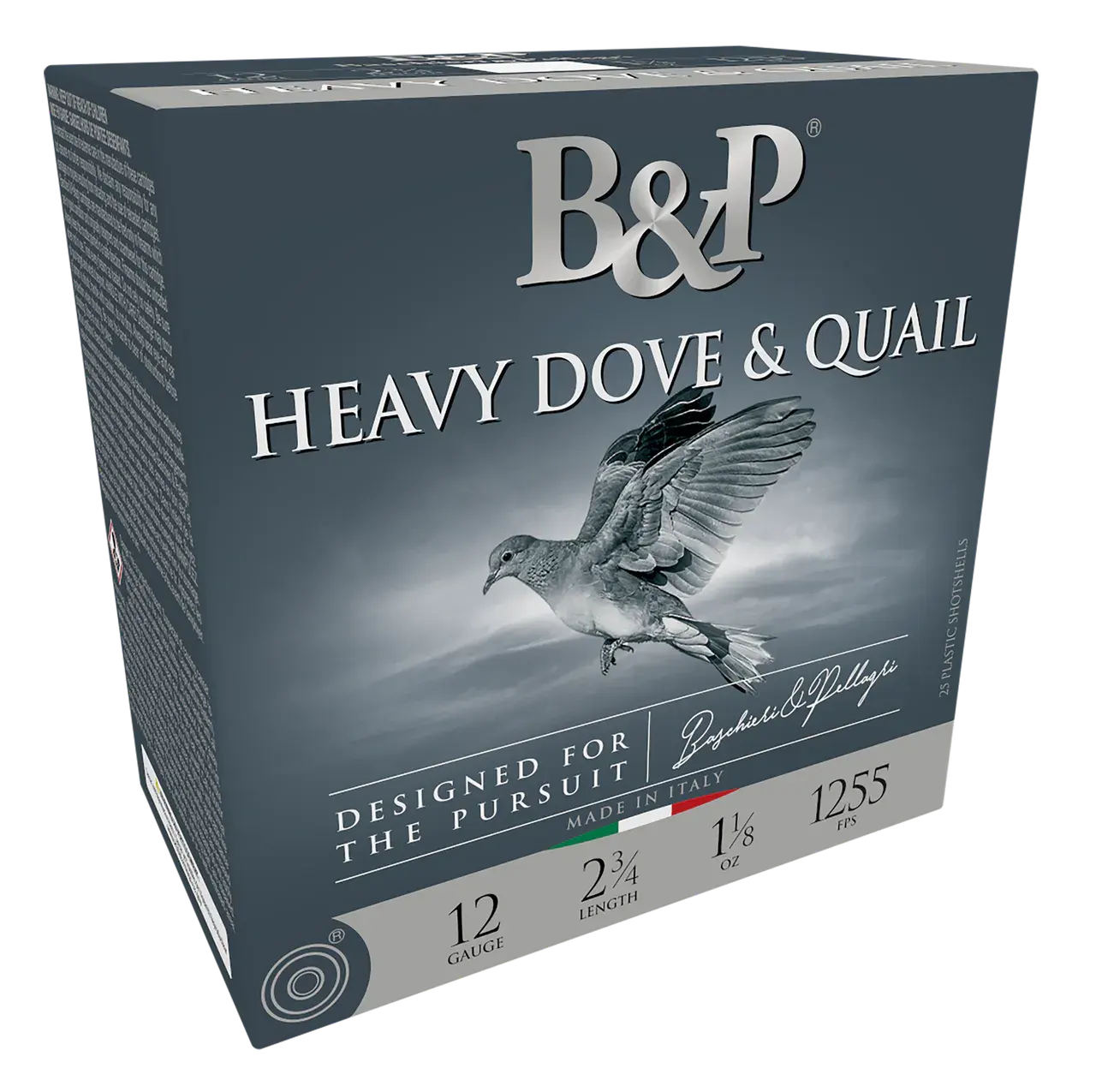 B&P 12B18D75 Heavy Dove & Quail 12Gauge 2.75" 1 1/8oz 7.5Shot 25 Per Box/10 Case