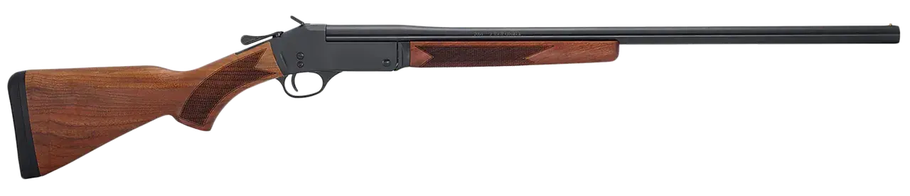 Henry H015Y410 Single Shot Youth Youth 410 Gauge Single Shot 3" 1rd 26" Blued Stainless Steel Barrel, Black Stainless Steel Receiver, American Walnut Fixed Stock, Right Hand