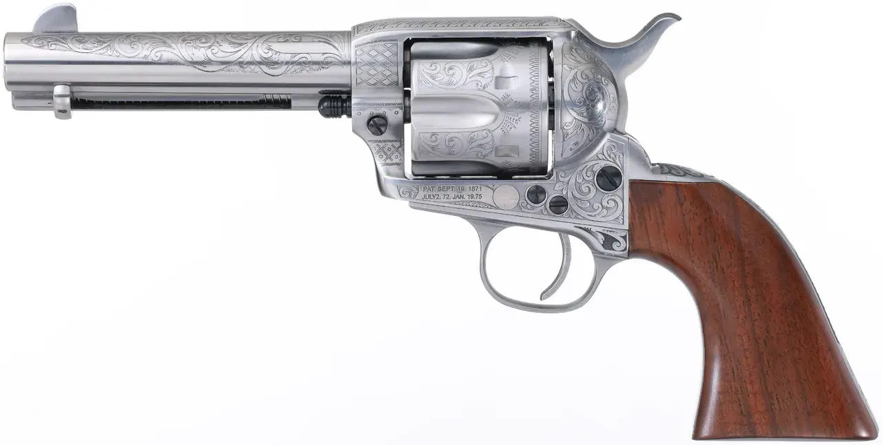TF UBERTI 1873 CATTLEMAN 357MAG 4.75 PHOTO ENGRV