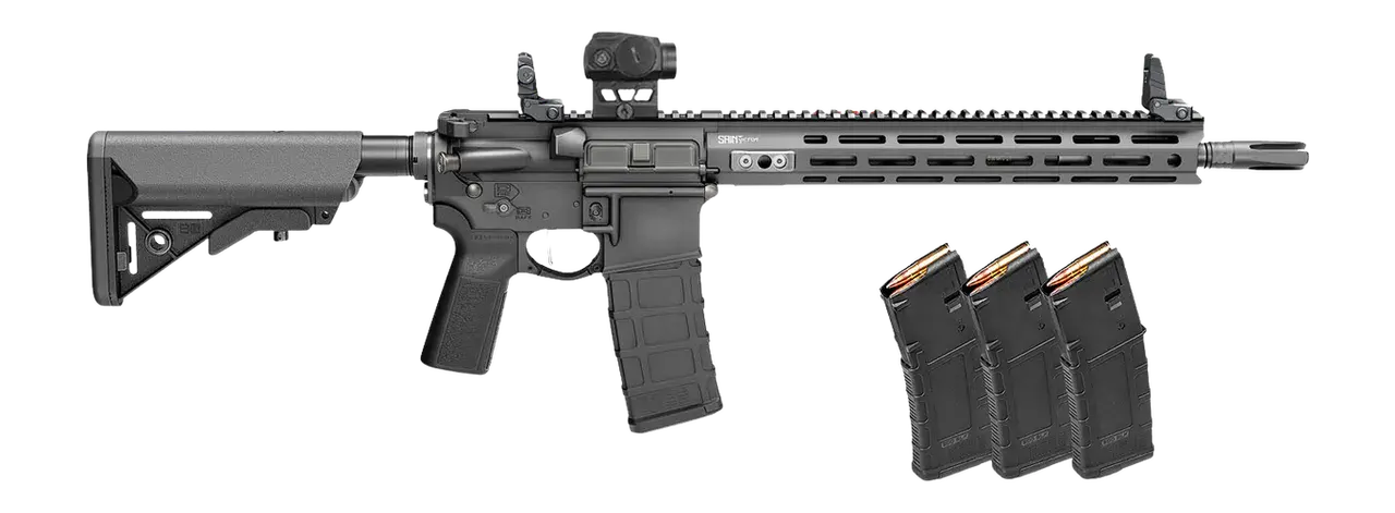 Springfield Armory STV914556BLCV2B5PAC SAINT Victor V2 Gear Pac 5.56 NATO 10+1 14" Black Melonite Barrel, Black Hardcoat Anodize Aluminum Receiver w/Picatinny Rail, M-LOK Handguard, B5 Enhanced Sopmod