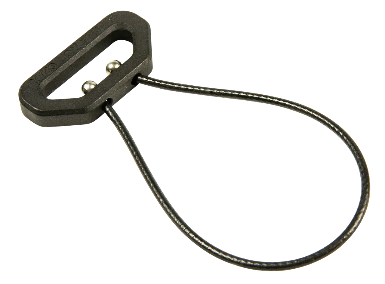 Blue Force Gear UWL325BK Universal Wire Loop Anodized Black 6061-T6 Aluminum 3.25"