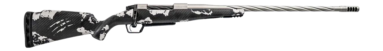 Fierce Firearms ROGSSX65PRC22TP Twisted Rogue XP 6.5 PRC 3+1 22" Tungsten Cerakote Spiral Fluted Threaded Stainless Steel Barrel, Drilled & Tapped Receiver, BiPod Rail Forend, Phantom Camo LR Negative