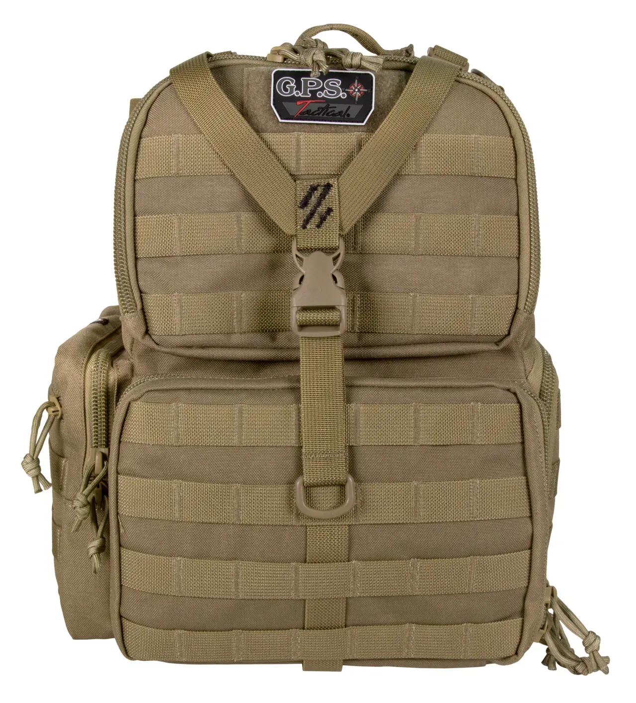 GPS Bags T1612BPT Tactical Range Tan 1000D Nylon Teflon Coating 3 Handguns