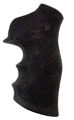Hogue 80000 Monogrip Finger Grooves Black Rubber Fits Ruger GP100/Super Redhawk