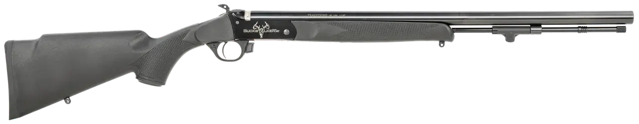 Traditions R72000840 Buckstalker XT 50 Cal 209 Primer 24" Blued Rec/Barrel Black Synthetic Stock