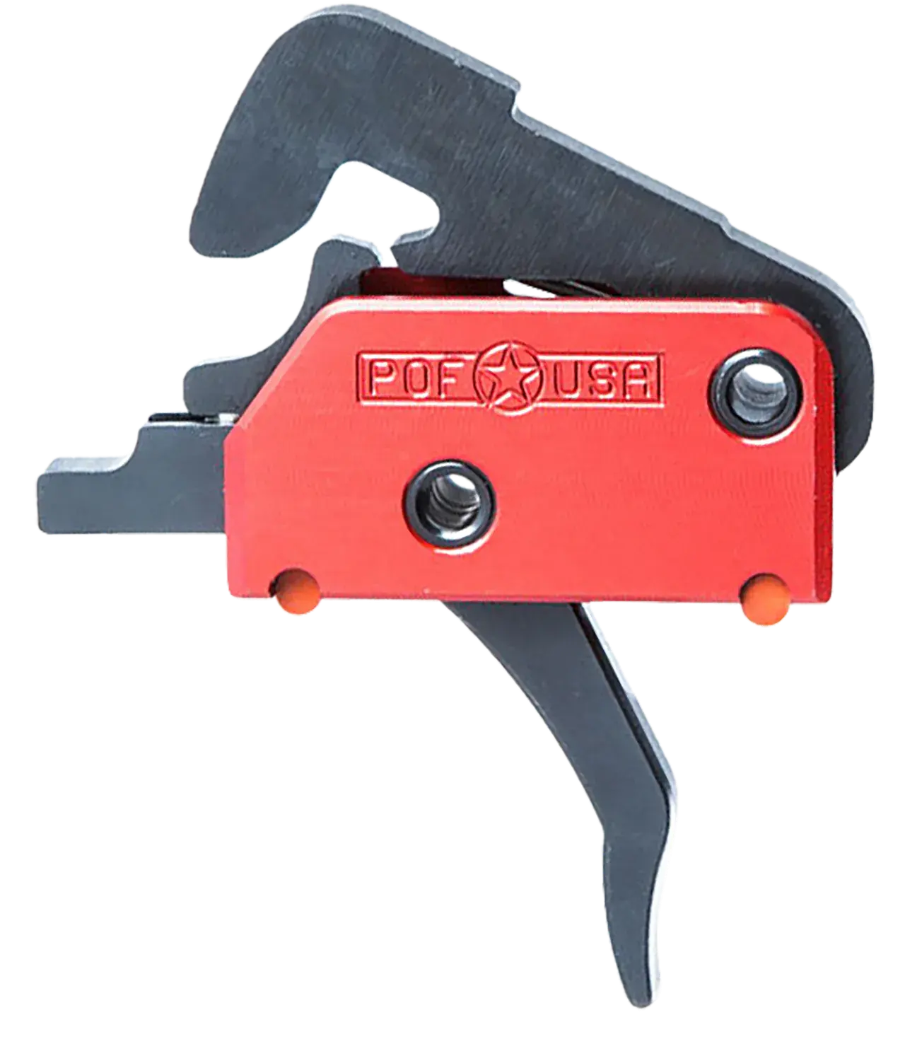 Patriot Ordnance Factory 00516 EFP Two-Stage Straight Trigger with 4 lbs Draw Weight & Black Hardcoat Anodized Finish for AR-Platform